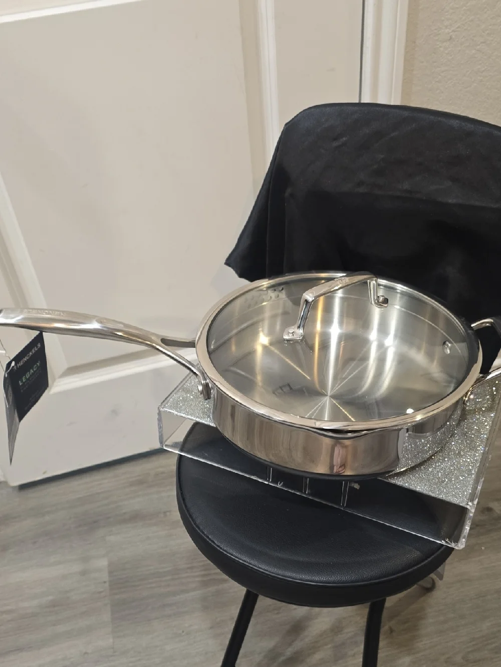 Henckels Legacy Stainless Steel 4QT Covered Sauté Pan